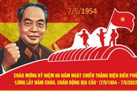 Chào mừng kỷ niệm 68 năm Ngày Chiến thắng Điện Biên Phủ "lừng lẫy năm châu, chấn động địa cầu" (7/5/1954 - 7/5/2022)