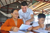 Lớp học đặc biệt giữa sông Hậu