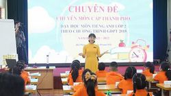 Hải Phòng: Ấn tượng những tiết học tiếng Anh theo chương trình mới