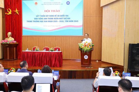 Đưa tiếng Anh trở thành ngôn ngữ thứ 2 trong trường học: Đồng bộ giải pháp