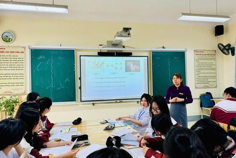 Tạo hứng khởi cho học trò với việc giảng dạy các môn học bằng Tiếng Anh