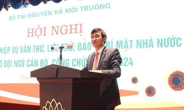 Hội nghị tập huấn nghiệp vụ văn thư, lưu trữ, bảo vệ bí mật nhà nước năm 2024