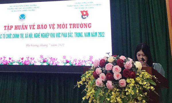 Tập huấn về bảo vệ môi trường cho các tổ chức chính trị, xã hội, nghề nghiệp khu vực phía Bắc tại Hà Giang