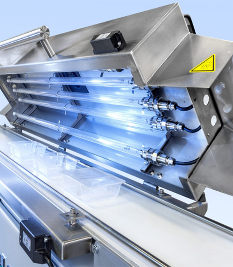 Băng tải tiệt trùng 360 độ UV Tunnel - Dinies